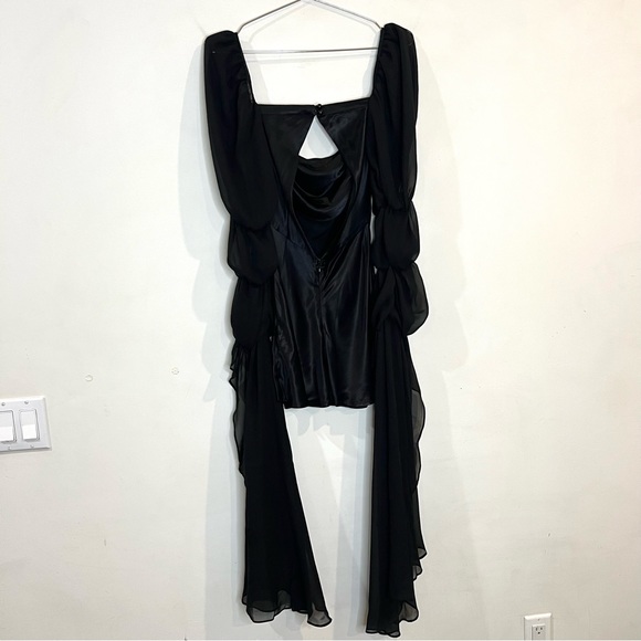 SOLD For Love and Lemons black willow mini dress size XXS - Picture 11 of 12